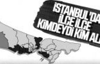 İstanbul’da dört ilçe el değiştirdi