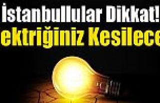 İStanbul'da elektrik kesintisi