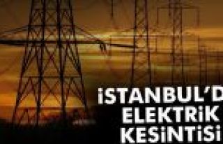 İstanbul'da elektrikler ne zaman gelecek?