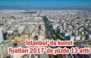İstanbul'da konut fiyatları 2017'de yüzde 13 arttı