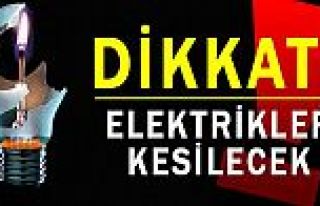 İstanbul'un 17 İlçesinde Cuma Günü Elektrik Kesintisi...