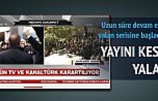 Kanaltürk ve Bugün TV'den yayını kesme yalanı!