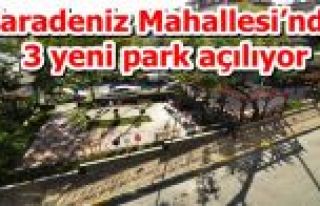 Gaziosmanpaşa'da 3 Park Hizmete Açılıyor