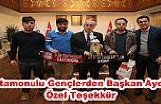 Kastamonulu Gençlerden Başkan Aydın'a Özel Teşekkür