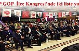 MHP Gaziosmanpaşa İlçe Kongresi’nde iki liste...