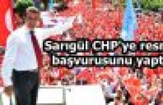 Mustafa Sarıgül CHP'ye resmi başvurusunu yaptı