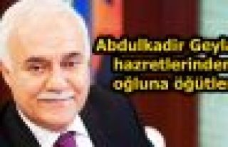 Nihat Hatipoğlu:Abdulkadir Geylani hazretlerinden...