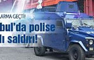 Okmeydanı’nda polise silahlı saldırı!