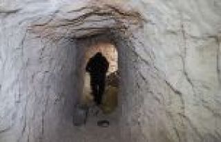 PYD/PKK'nın yerin 4 metre altındaki tünel ağı...