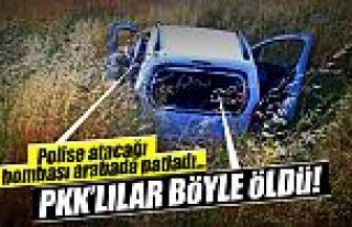 Silopi'de PKK'lıların el bombası araçta patladı:...
