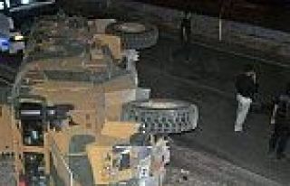 Şırnak'ta askeri araç kaza yaptı