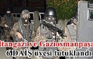 Sultangazi ve Gaziosmanpaşa'da 6 DAİŞ üyesi tutuklandı