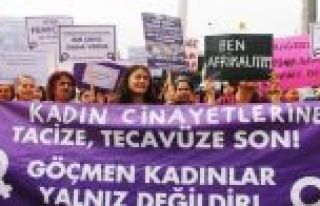 Sultangazi'de Göçmen Kadın Cinayetlerini Protesto...