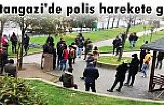 Sultangazi'de polis harekete geçti: Parkta toplanan...