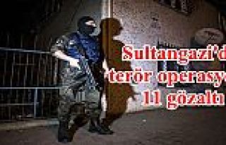 Sultangazi'de terör operasyonu: 11 gözaltı