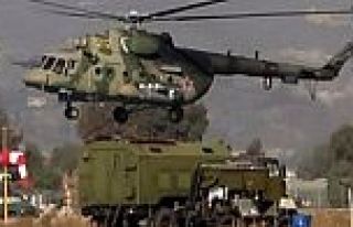 Suriye'de Rus helikopteri düşürüldü