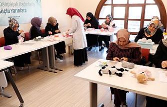 Gaziosmanpaşa'da el sanatları satış ofisleri kadınlara gelir kaynağı oldu